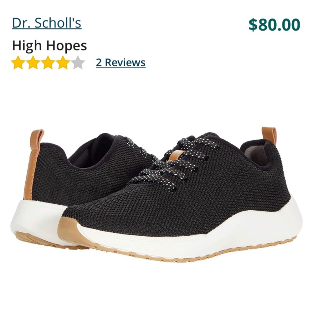 Dr. Scholl’s High Hopes black sneakers